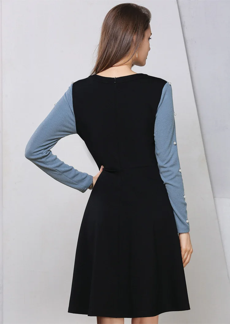 M L XL XXL 3XL 4XL 5XL Большие размеры элегантная Новая осень 2018 Женская платье Длинные