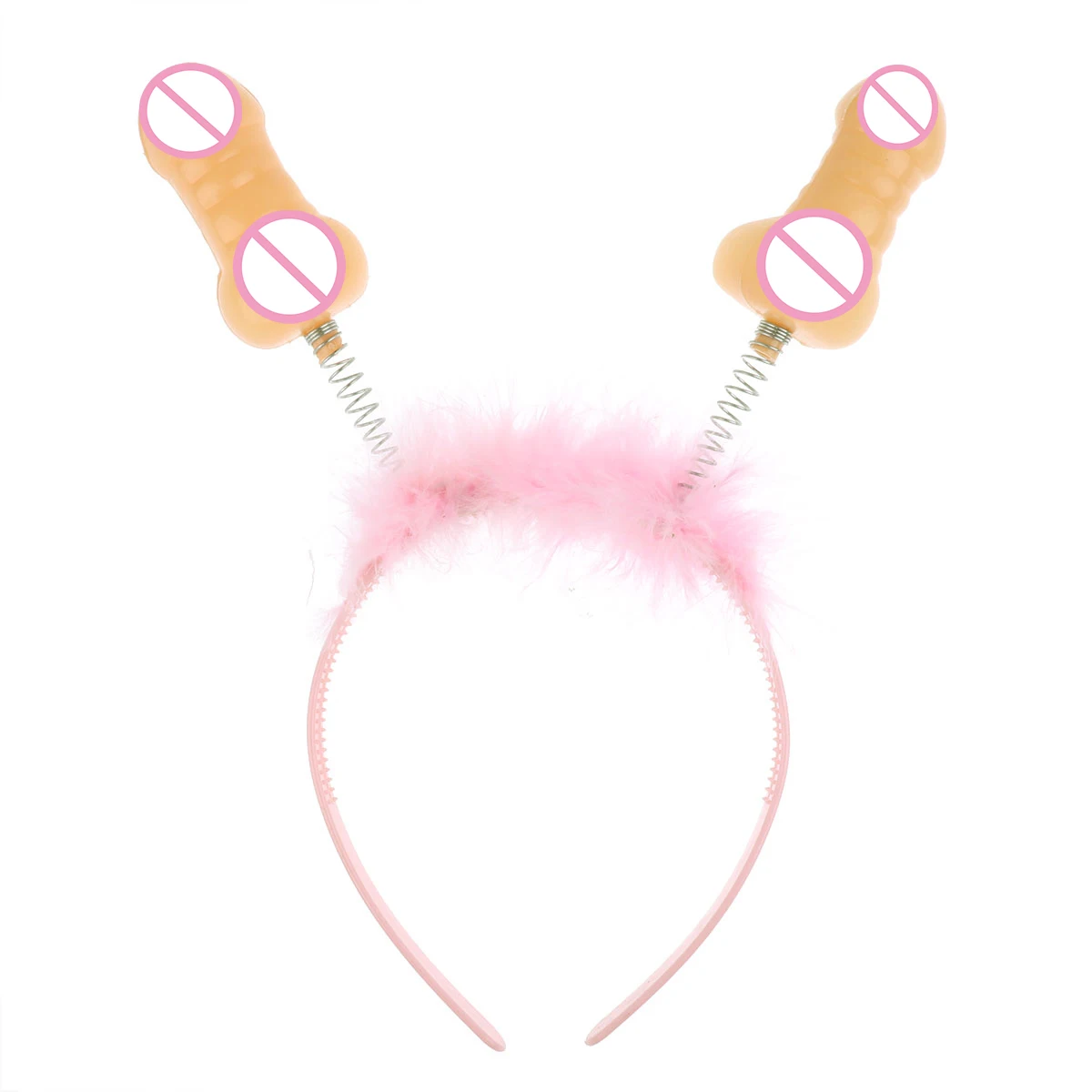 Nude Pink B Willy, нижнее белье для пениса, повязка на голову, бопперы, корона, повязка на голову, Женский обруч для волос, головные уборы для девушек, девичник, девичник, вечерние сувениры - Цвет: Nude Pink B