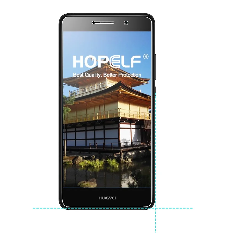 2 Pieces HOPELF Screen Protector for Huawei Y7 Prime Tempered Glass XL 2.5D 9H Phone Film | Мобильные телефоны и