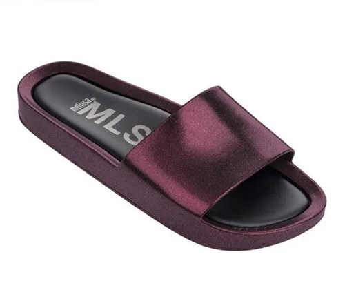 Melissa/сандалии Летние туфли Тапочки Melissa Женские мягкие Босоножки с открытым