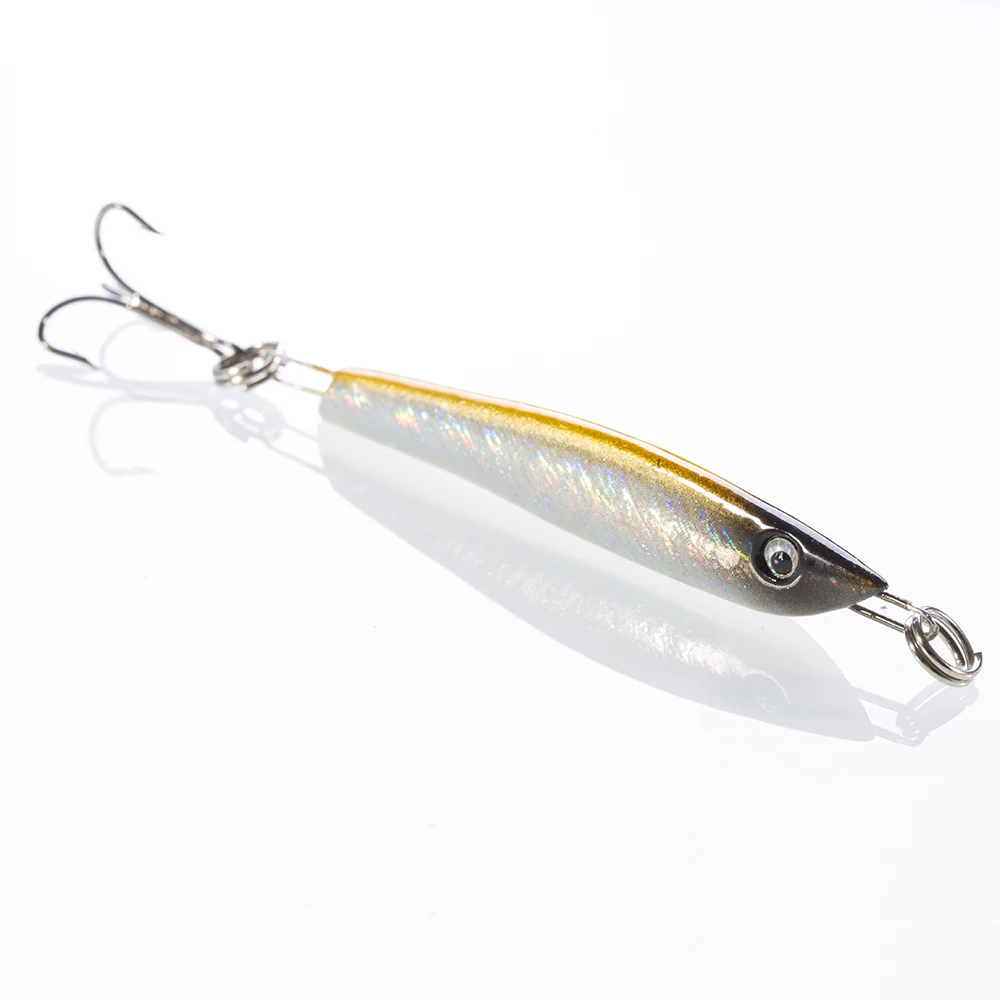 Seanlure Metal Jig Lead Lure Hook 1pcs/Pack 5.7cm 14.3g Slender Shape Bait Fishing Tackle 6 Colors Optional on - Сеанлур Металлический джиг свинцовая приманка с крючком 1шт/упаковка 5.7см 14.3г Худощавая форма приманки для рыбалки 6 Цветов на выбор