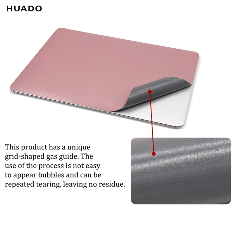 

Rose Pink laptop Sticker Cover Macbook accessories Decal Skin Solid color Cover for Notebook PC Protector skins