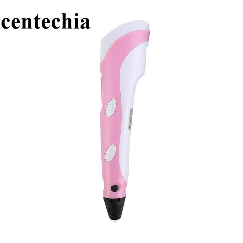 3D Ручка Centechia 2 го поколения светодиодный дисплей DIY принтер ручка с 3 цветной