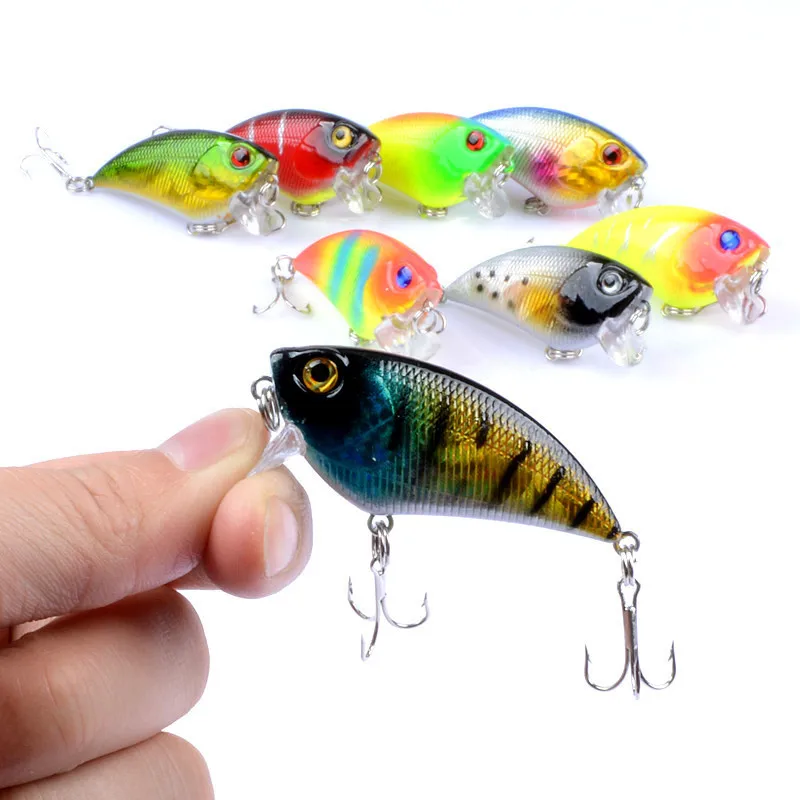1 шт. 5 см/6 6 г морская рыба приманка на рыбалку искусственное жесткое Shad Pesca Iscas с 2