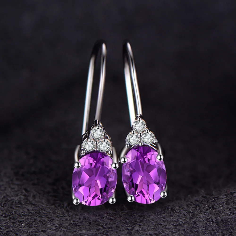 Jewelrypalace классический 7ct создан Александрит Кольцо Подвески Висячие серьги