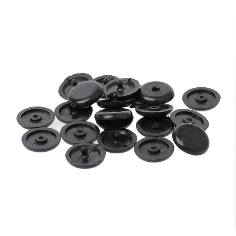 

New 10 Pcs Vehicle Car Seat Belt Buckle Holder Fasteners Clips Stop Button For Ford