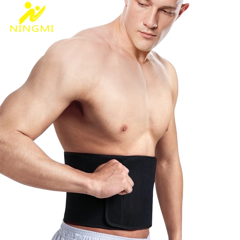 Мужской утягивающий пояс NINGMI тренировочный термальный Неопреновый Пояс для