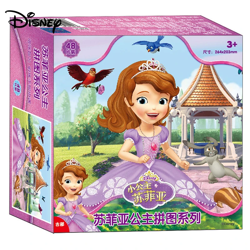 Пазл Disney для маленьких принцесс София пазл 48 шт. детская развивающая игрушка-пазл