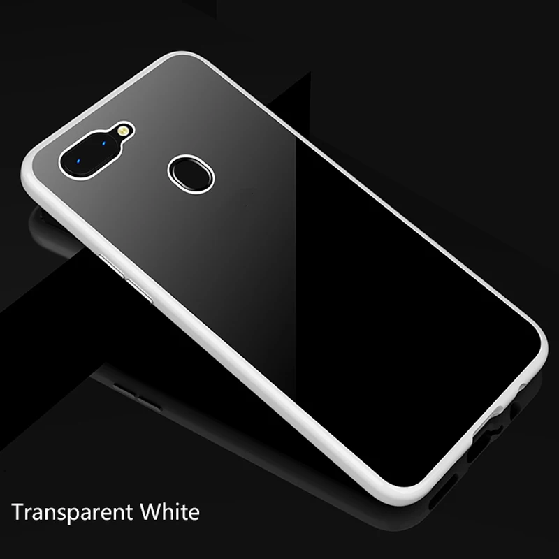 Роскошный Магнитный флип чехол для OPPO R15 Dream Mirror Edition R17 PC Border прозрачный из