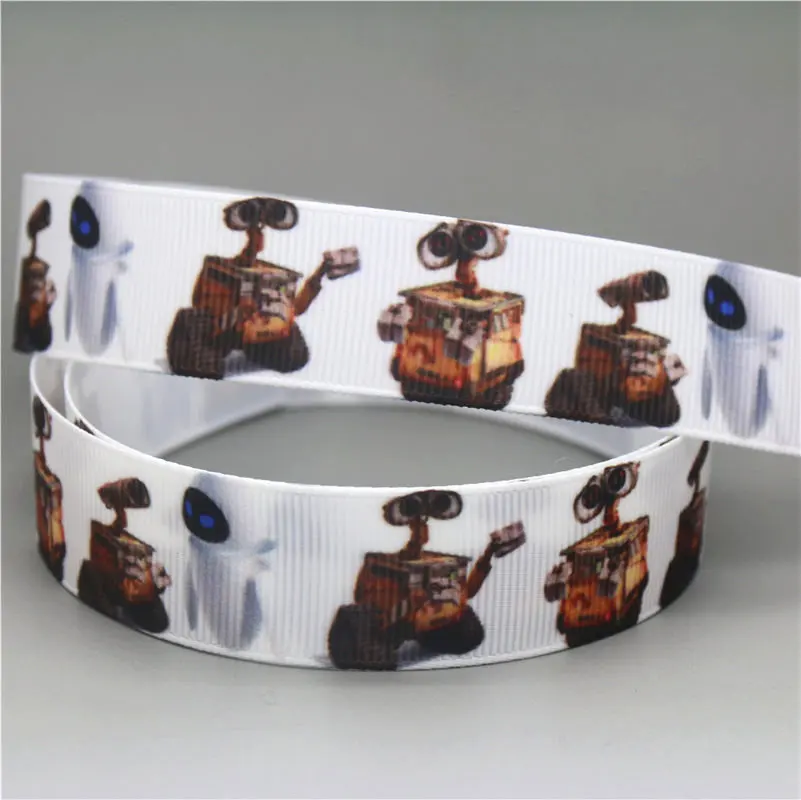 DHK 7/8'' 10yards quatrefoil space robot printed grosgrain Ribbon Accessory hairbow headwear decoration Wholesale OEM B1753 | Дом и