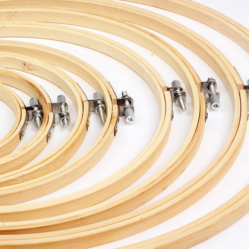 Деревянные кольца для вышивания 1 шт. тканевая рама вручную деревянные крестиком