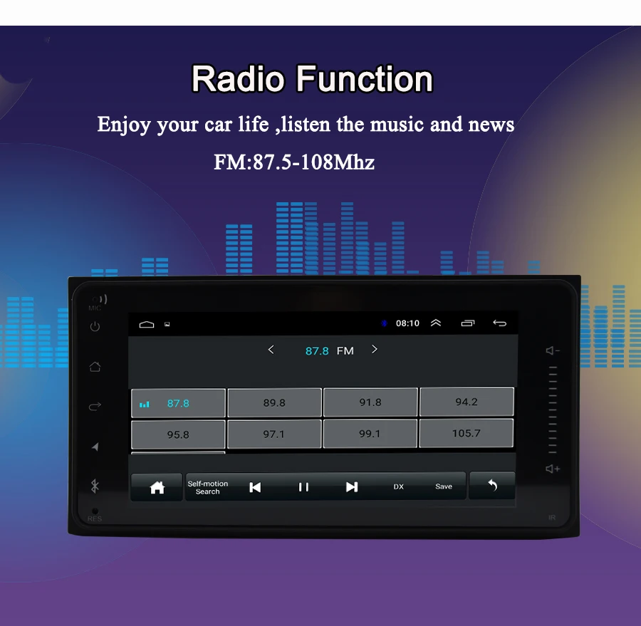 Navivox " Android 8,1 4 ядра 2Din автомобильный медиаплеер для Corolla E120 Toyota RAV4 Hilux Fortuner Innova Prado без DVD