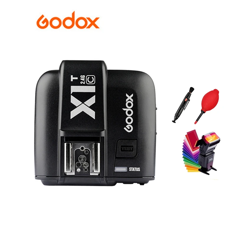 Фотовспышка Godox X1C X1T C 2 4G Беспроводная вспышка Speedlite с одним передатчиком для Canon