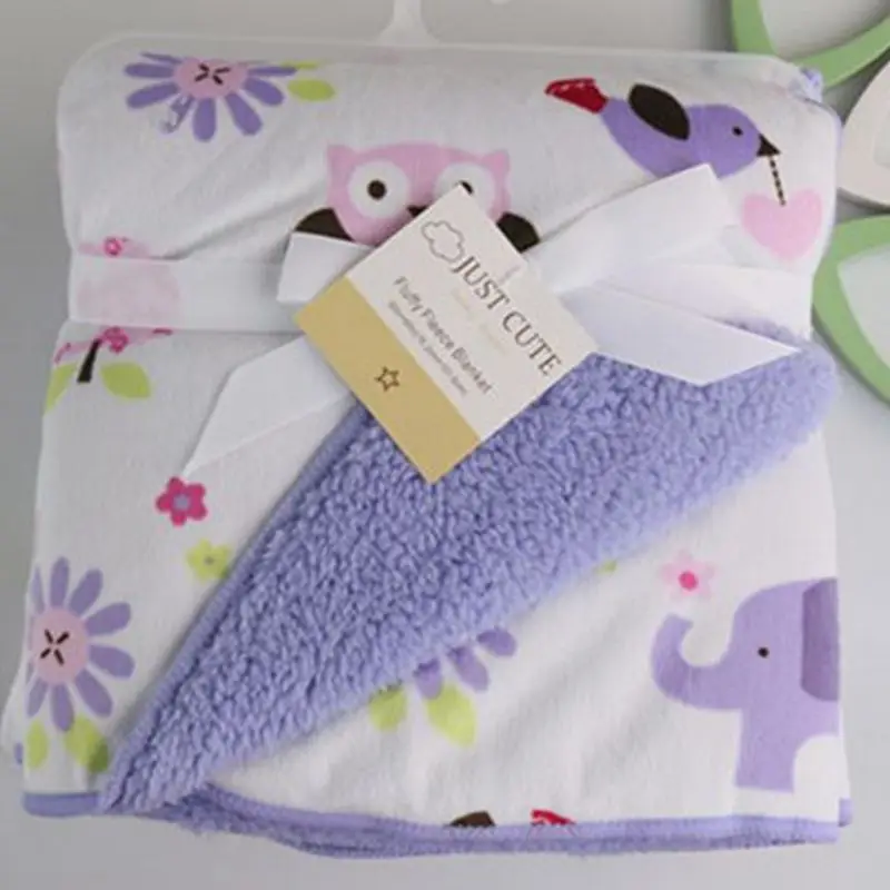 Плюшевое детское одеяло из кораллового флиса Пеленальное Одеяло для