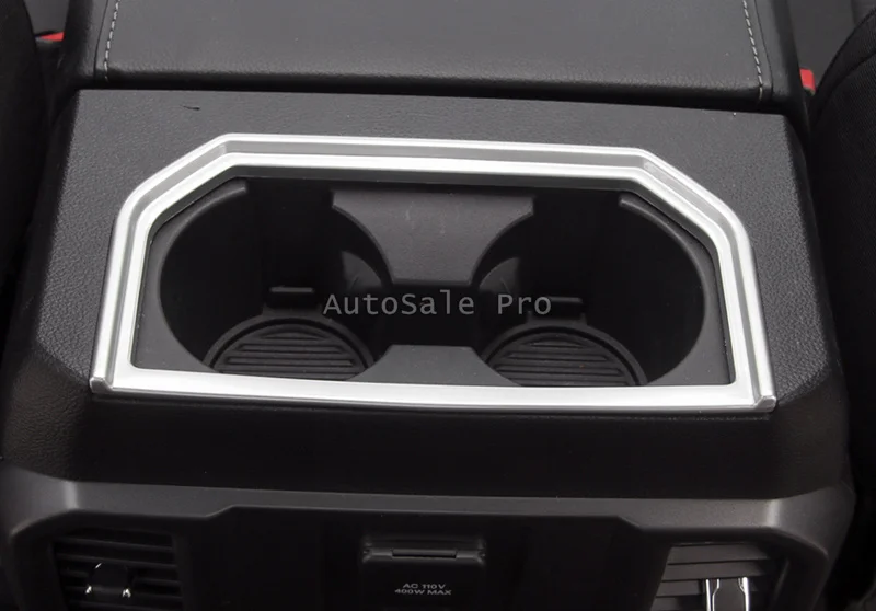 Cup Holder Cover Для Ford Expedition интерьер автомобиля все виды салонные аксессуары крышка отделка рамка украшение автомобиля Стайлинг - Название цвета: Cup Holder Cover