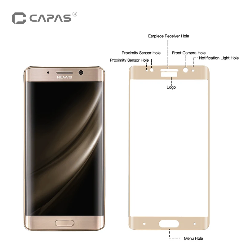 Закаленное стекло для Huawei Mate 9 Pro защита экрана оригинальные capas 3D Анти всплеск