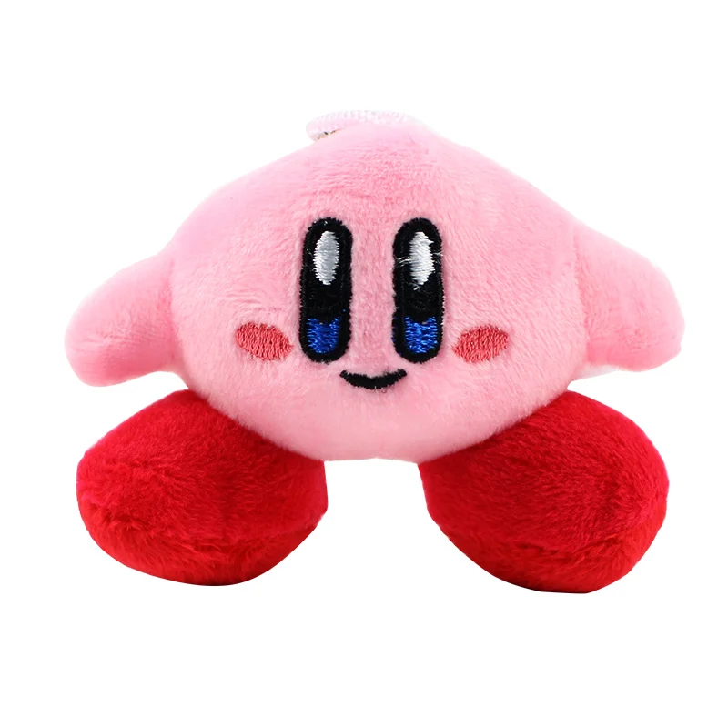 style D 6/7 см, 6 стилей, Кирби поза стоя кукла меховой шарик-подвеска детские игрушки Кирби плюшевые брелоки - Цвет: style D