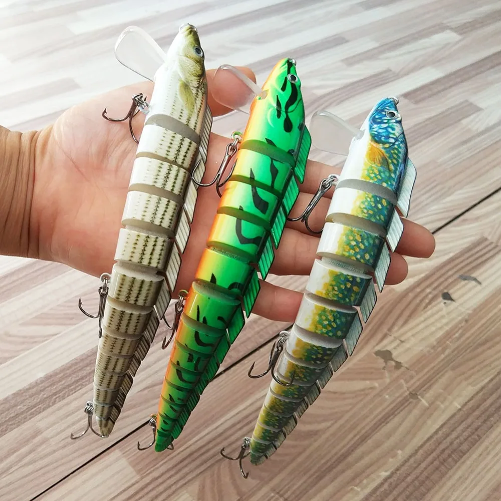 1 шт./3 шт. мульти шарнирная Щука Приманка Minnow 23 5 см/46 г искусственные жесткие