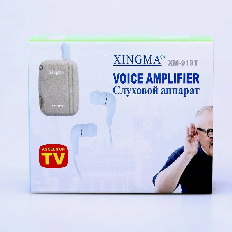 Оригинальный усилитель звука и голоса карманный слуховой аппарат для глухих