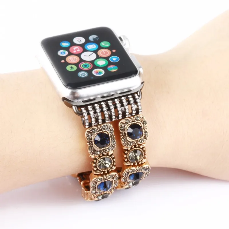 Ремешок Женский эластичный для Apple Watch SE Series 6 5 4 3 2 38 мм 42 40 44 мм|strap for apple watch|watch strapband