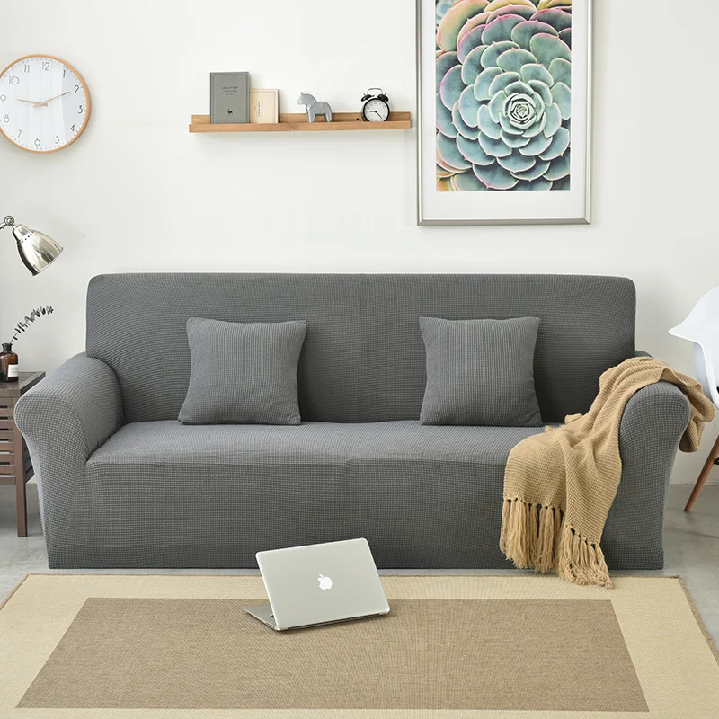 

Высококачественный чехол для дивана, нескользящий чехол, полноразмерный чехол для дивана, подходит для различных форм дивана, чистый цвет