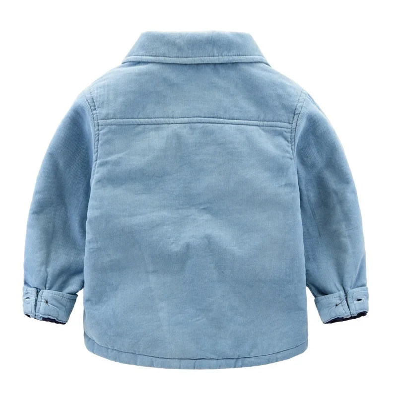 1 6 лет толстая рубашка для младенца мальчика осень зима детские топики