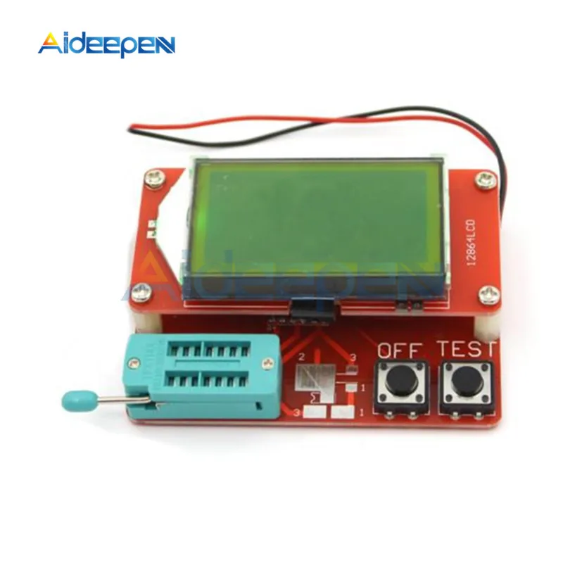 LCR-T5 ATmega328 ЖК-Цифровой транзистор диод тестер сопротивления емкости ESR метр MOS PNP NPN