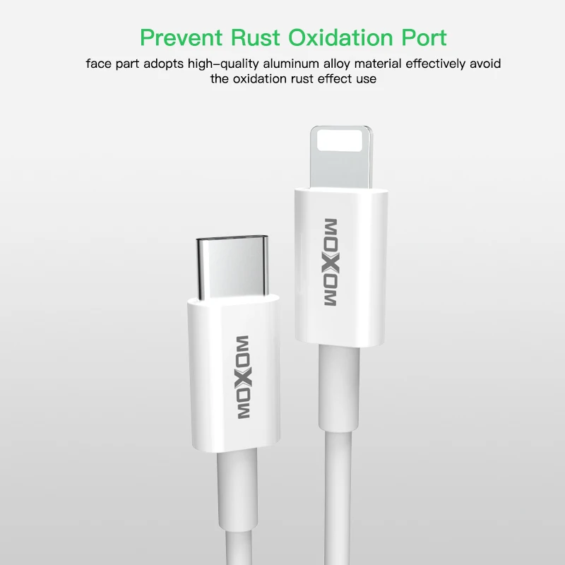 Кабель USB Type-C MOXOM для быстрой зарядки Samsung S10 S9 Xiaomi mi 9 8 4 0 USBC PD | Мобильные телефоны и