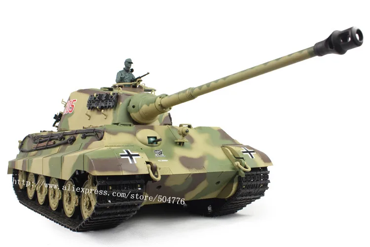 Квадрокоптер HL 3888a 1 Pro с инфракрасной системой управления 1:16 немецкий King Tiger Henschel
