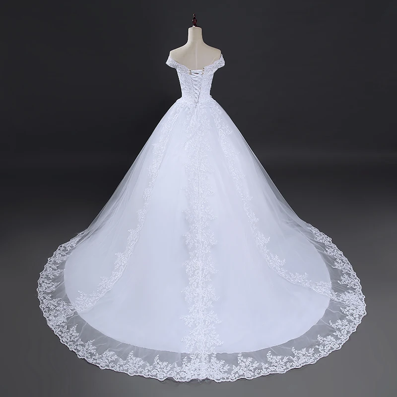 Свадебное платье Vestido De Noiva принцесса свадебное вечернее Аппликации Кружева 201907123