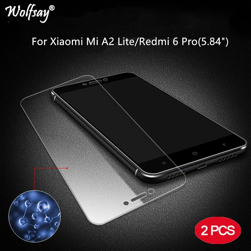 Cristal Protector para Xiaomi Mi A2 Lite, cristal templado ultrafino para Xiaomi Mi A2 Lite-0