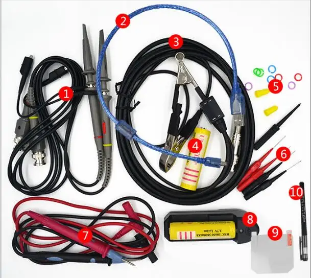 JINHAN ADO102/ADO104 автомобильный портативный осциллограф Repai цифровой для хранения и