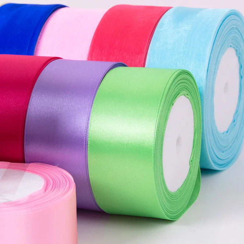 Длинная шелковая атласная лента ширина 40 мм для вечерние шения дома свадьбы