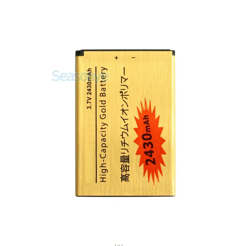 Seasonye 3x2430 мА · ч BST 41 BST41 золотистый сменный аккумулятор + универсальное зарядное