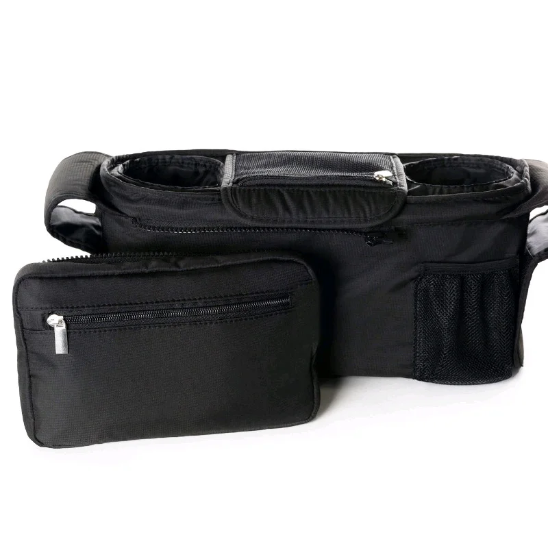 Универсальная детская коляска Органайзер Сумка черный мягкий подгузник сумка