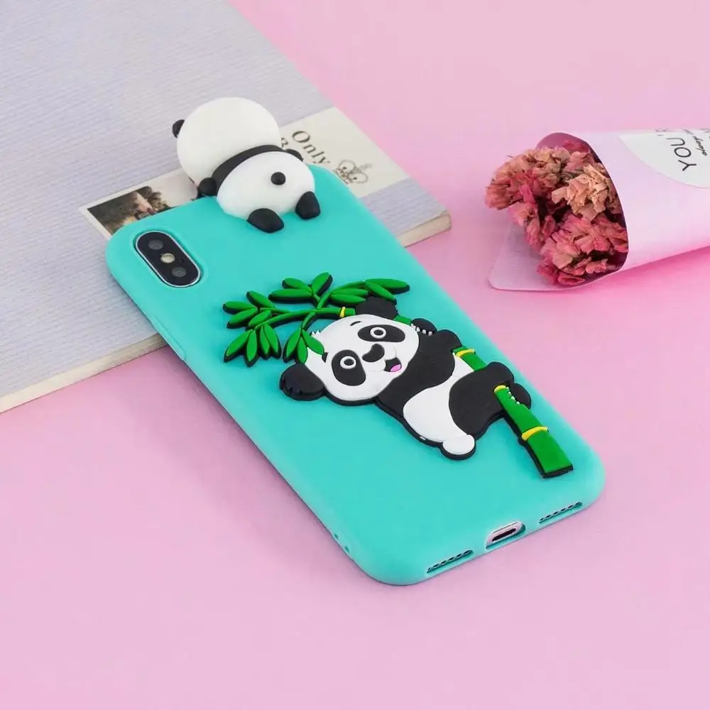 Для Xiaomi 8 5X 6X F1 S2 3D с принтом панда силиконовый чехол мультипликацией на Redmi 5A 4X5 5Plus