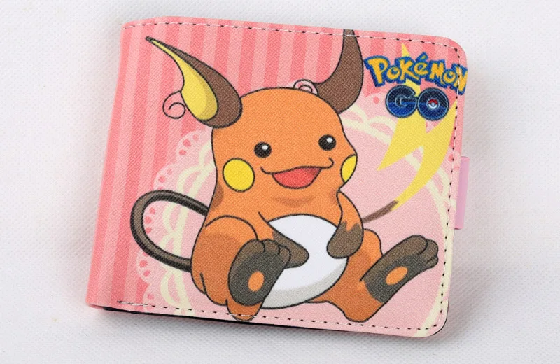 Pokemon Go тыкать центр Poke ball Пикачу Бумажник PU Короткие Кошелек