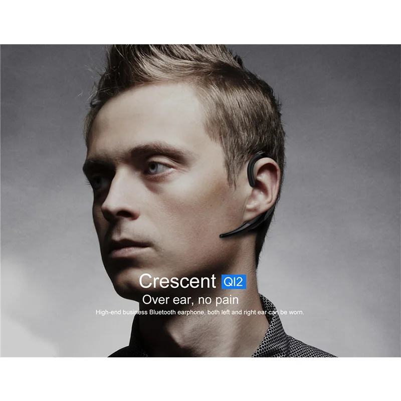 AMTERBEST Q12 Беспроводной Bluetooth 4 2 наушники одного Накладные гарнитура с микрофоном