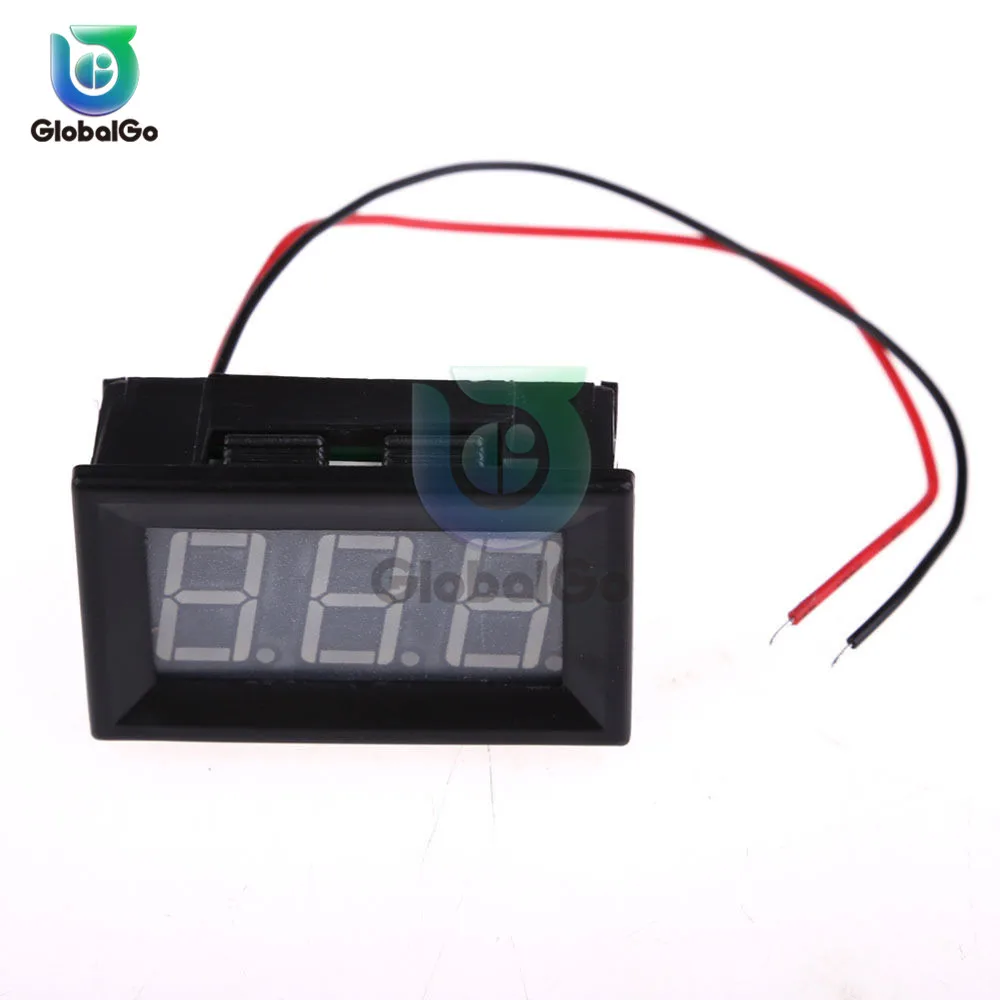 0 56 дюймов DC Цифровой вольтметр DC4.5V 30V Мини цифровой напряжение Панель метр 6 в 12 В