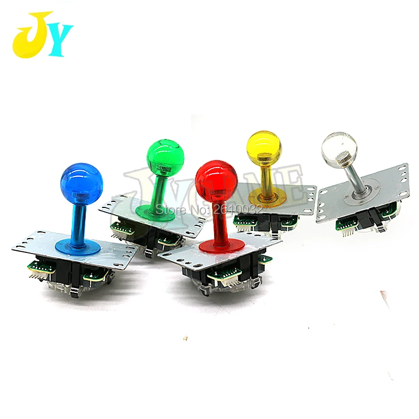 

1pcs SANWA Style Joystick 4 /8 Way Arcade Joystick With Clear Top Ball Round Gate For Zero Delay Arcade Jamma Mame DIY
