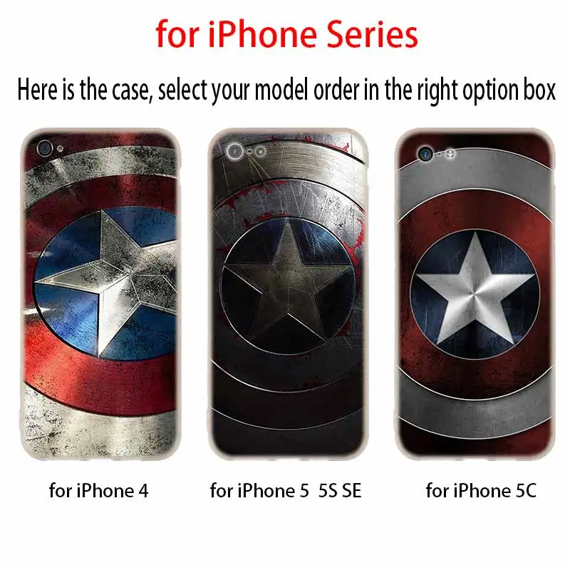 Чехол для телефона s силиконовый мягкий чехол для iPhone 11 Pro X XS Max XR 6 6S 7 8 Plus 5 4S SE Marvel Coque чехол Капитан Америка