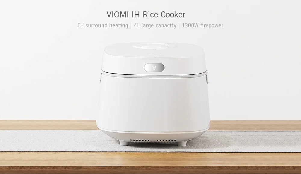 01 VIOMI 1300W 4L большой Ёмкость электрическая плита риса Плита горшок автоматический с антипригарным покрытием мульти Плита Кухня Приспособления VXFB40A-IH