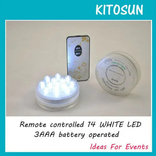 KITOSUN 12 шт./лот 14 Фуксия цветной пульт дистанционного управления батарея работает