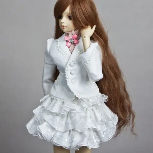 Фото [wamami] 386 #   Белая/черная одежда/платье/наряд для кукол 1/4 MSD1/3 SD DZ AOD Dollfie №3