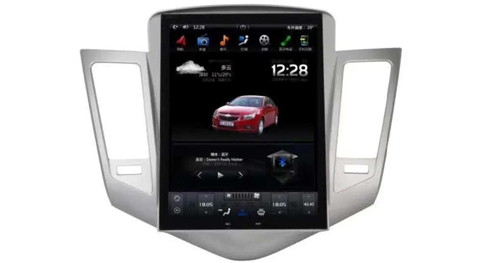 10,4 ''вертикальный экран Tesla стиль Android 7,1 автомобильный DVD gps плеер для Chevrolet Cruze 2008 2009 2010 2011 2012 2013