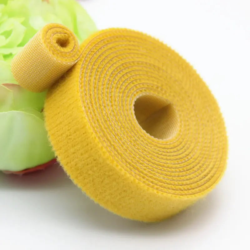 20mm Yellow 2yards 2 м/10 штук в упаковке/20 мм нейлон Стикеры клейкие кабельные, крючки, станок и застежка-липучка лента к спине self швейная Офис аксессуары «сделай сам» - Цвет: 20mm Yellow 2yards