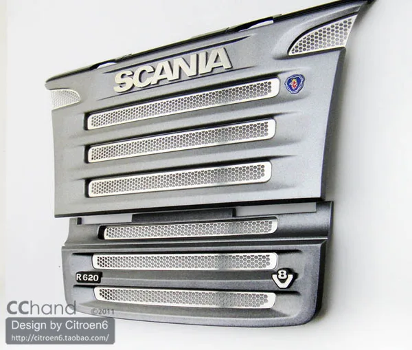 Решетка для Tamiya 1/14 Scania scania R470 R620|Детали и аксессуары| |