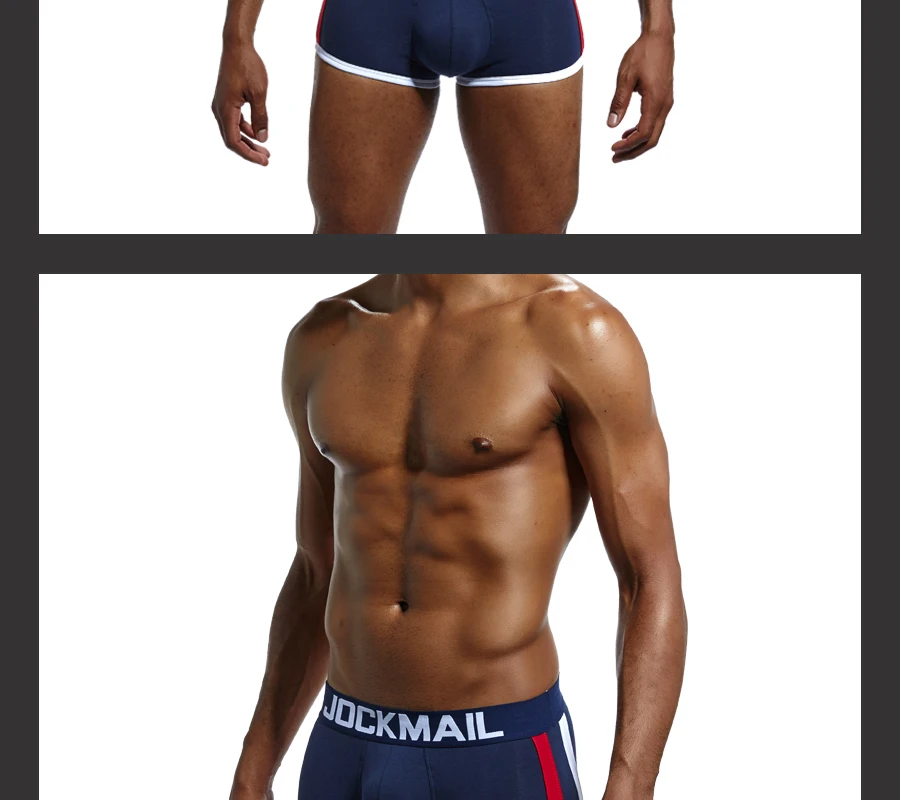 JOCKMAIL мягкое Мужское нижнее белье, боксеры, усиление выпуклости, пуш-ап чашечки, нижнее белье, мужские шорты, трусы для увеличения размера, мужские трусы