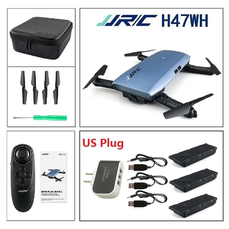 JJRC H47 H47WH Красота режим 720P Камера WI FI FPV складной Дрон G Сенсор 6 оси удержания
