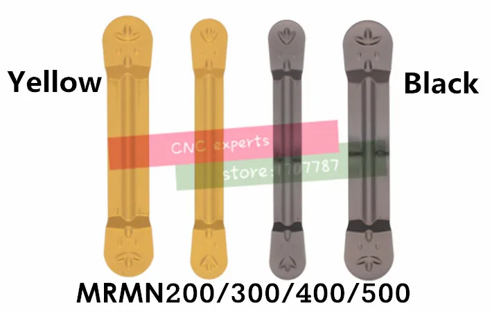 10 шт. двойные круглые вставки MRMN200/MRMN300/MRMN400/MRMN500 из желтого карбида режущие с ЧПУ
